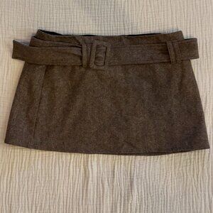 Reformation Mini Skirt with Belt (size 2)